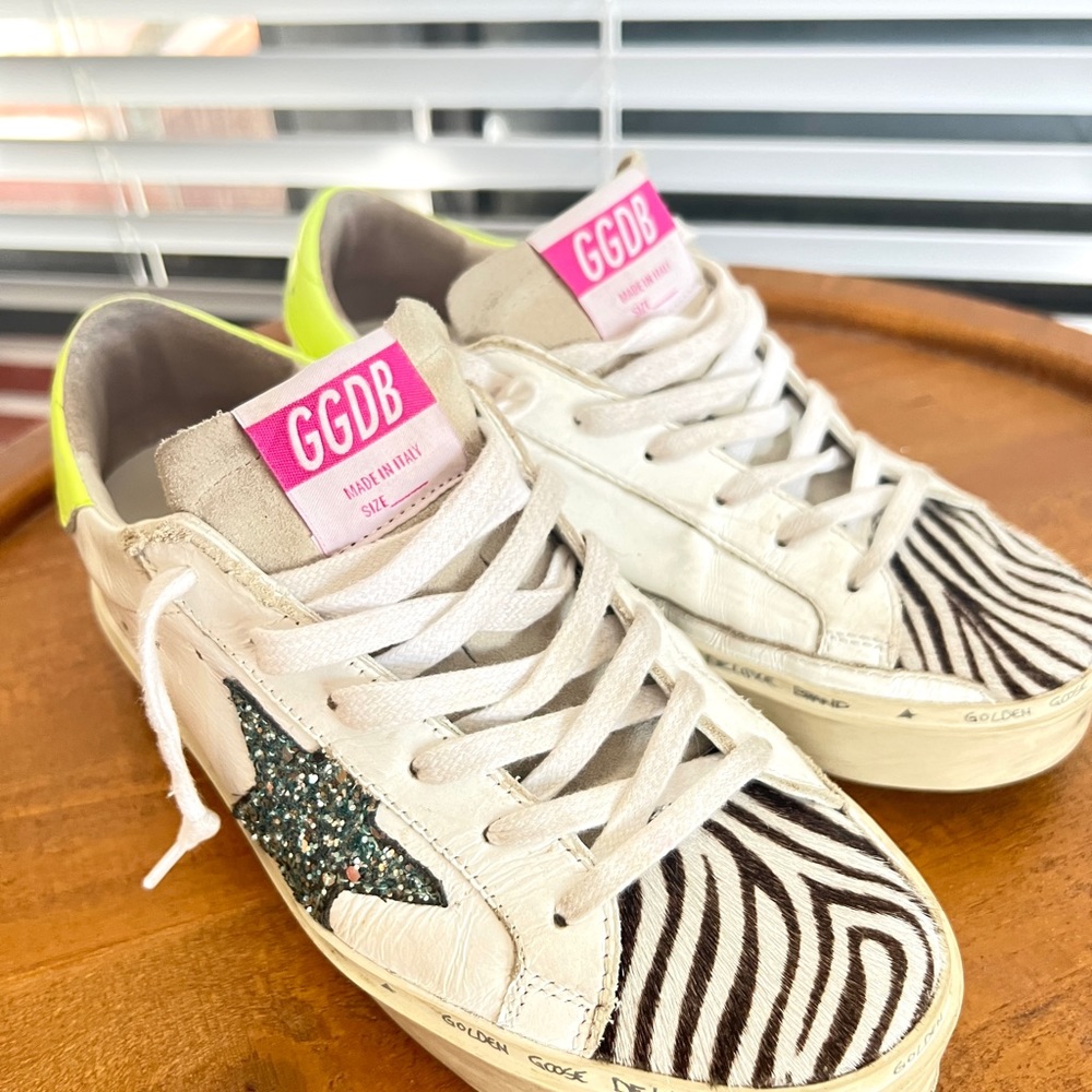 GOLDEN GOOSE HI-STAR SNEAKERS SIZE 36